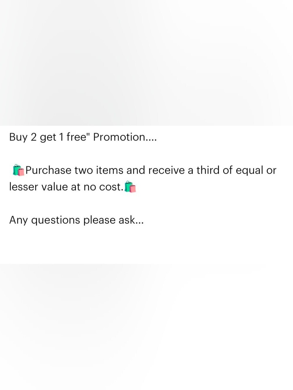 Buy 2 Get 1 Free